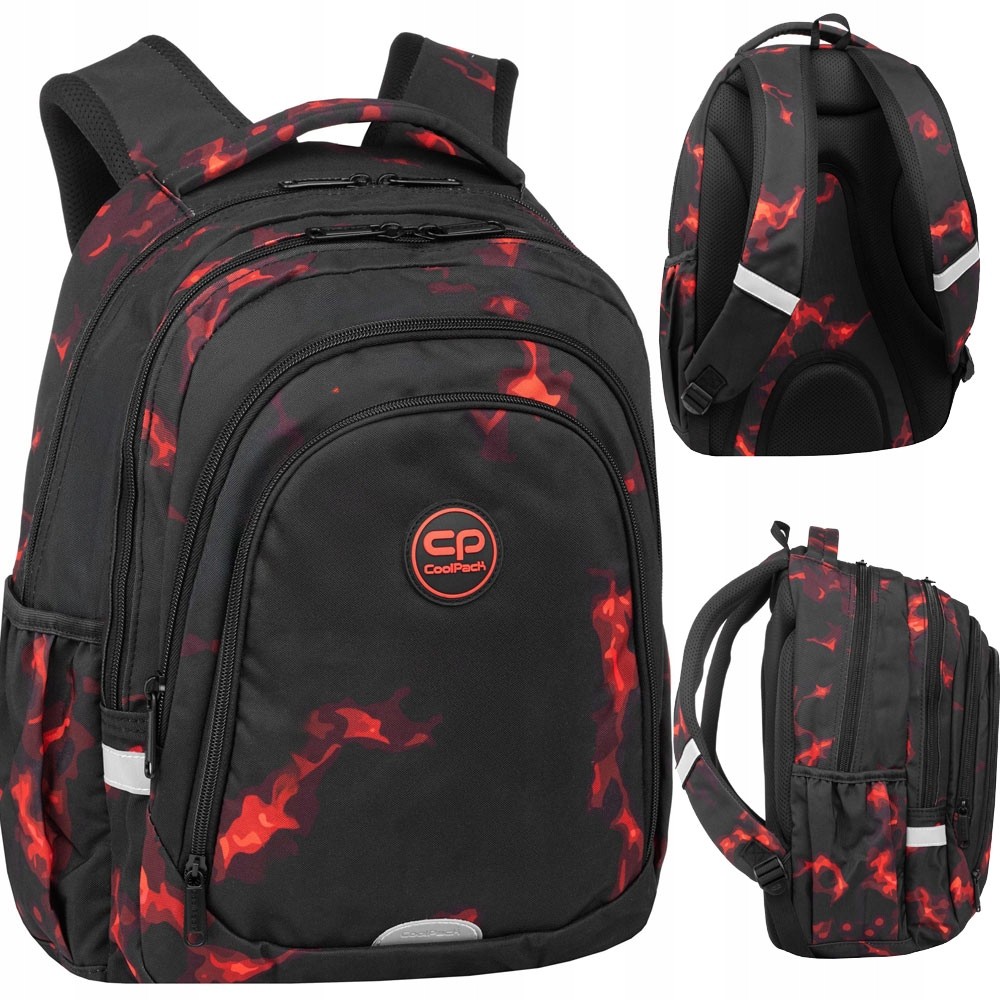 Štýlový školský batoh Drafter 3 Ashh Coolpack s kvetinovými motívmi